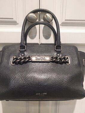 Coach New York*Rare Mini Hampton* Pebbled Leather*Handbag